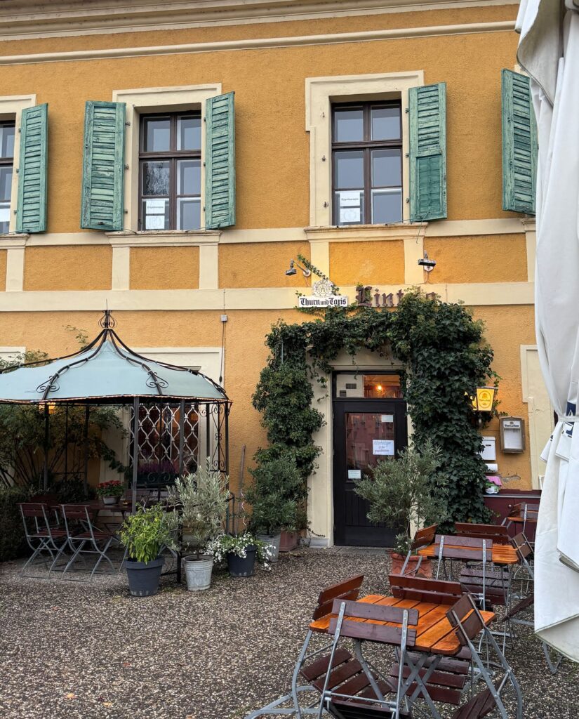 Partial view of Schloss Wiesent courtyard