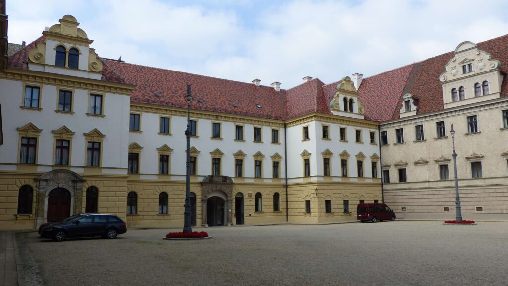Inner courtyard of St. Emmeram Castle