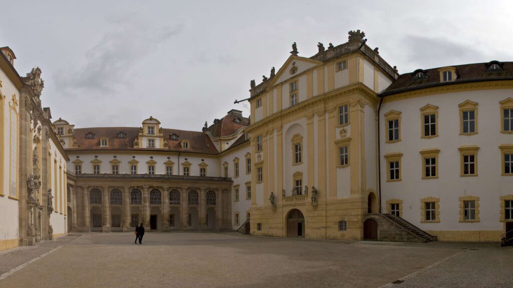 Residenz Ellingen inner courtyard view